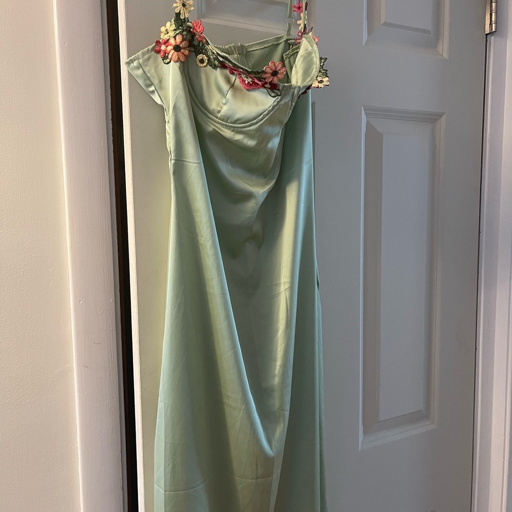 Silk maxi dress